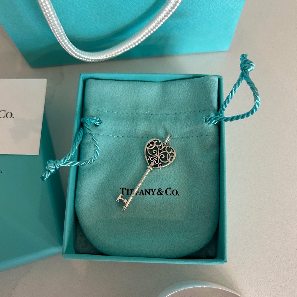 Tiffany & Co. Enchant Heart Key, Sterling Silver